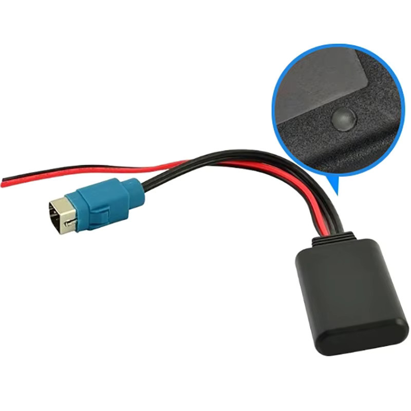 Alpine Bluetooth 5.0 Musik Adapter für Radio AUX KCE-236B CDE9885 9887 Schwarz - Bild 2
