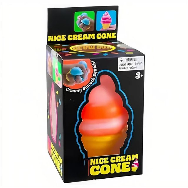 Nee-doh Nice Cream Cone, Sensorischer Stressabbau Fidget-Tool - Bild 1
