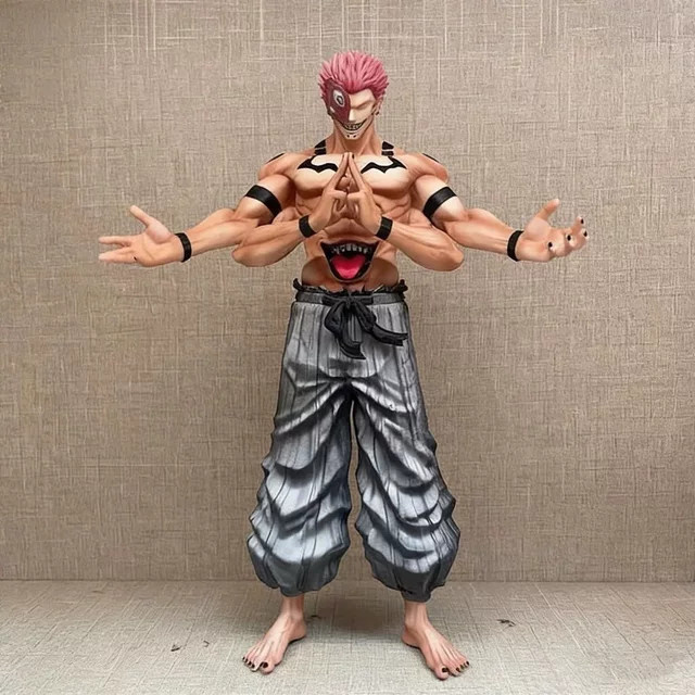 Bandai Jujutsu Kaisen Der König der Fluchten Sukuna, Actionfigur, 31 cm - Bild 1