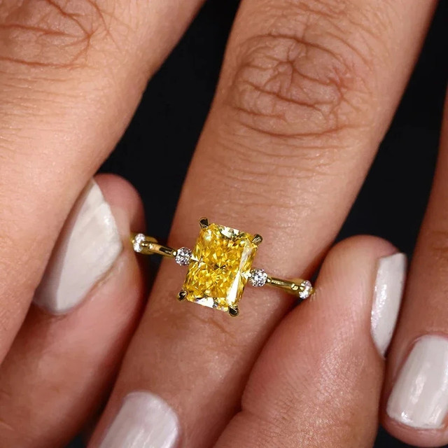 CAOSHI Ring, Gold, Zirkonia, Damen - Bild 1