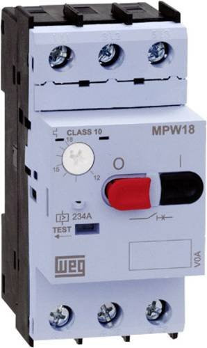 WEG Motorschutzschalter MPW18-3-D025 einstellbar 2.5A - Bild 1
