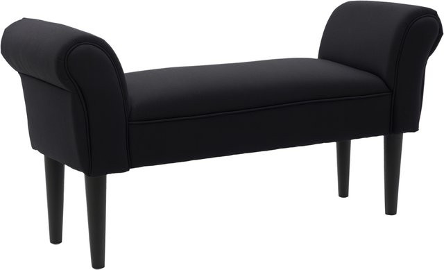HOMCOM Polsterbank als Sitzbank für Schlafzimmer und Flur, Schwarz, B/T/H: 102 x 31 x 51 cm - Bild 1