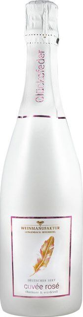 Glücksfeder Sekt Cuvée Rosé, trocken, Baden, 0,75 l - Bild 1