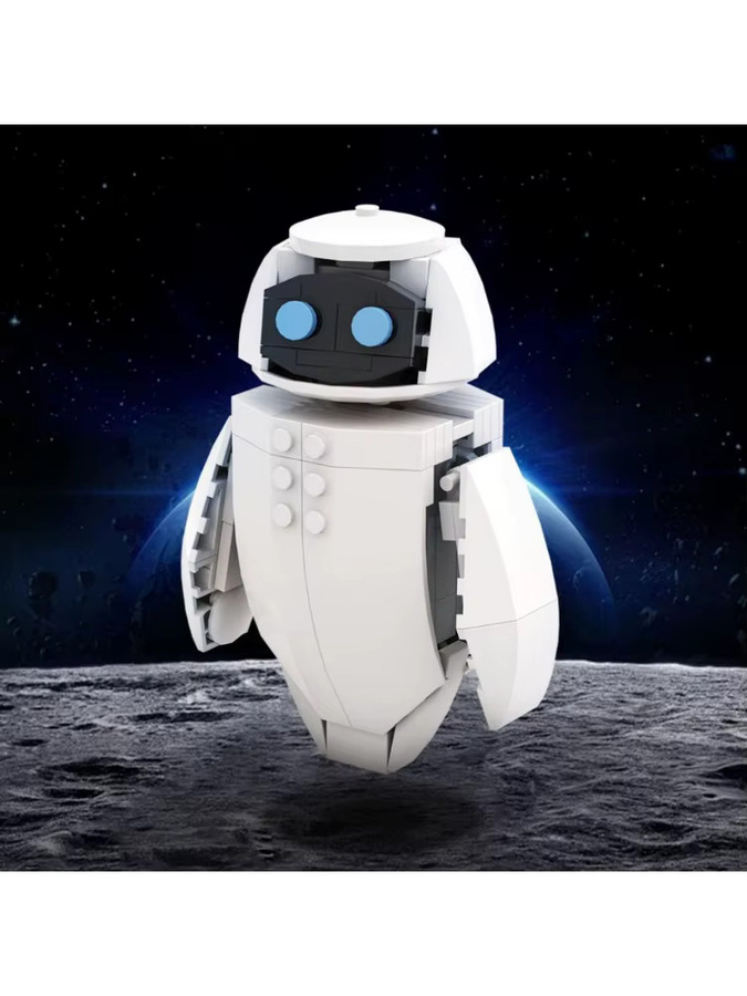 DanSto's Eve Roboter Modell, Bausteine, Weltraum - Bild 5