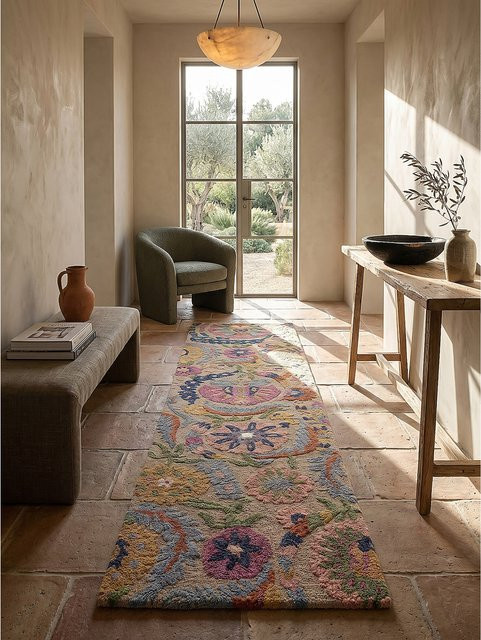 Floraler Läufer Kadima Design HEDDA Bunt B/T: 80 x 300 cm - Bild 1