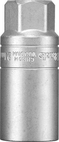 kwb PROFI Zündkerzeneinsatz aus Chrom-Vanadium in Silber mit 21 mm Durchmesser und 3/8 Zoll Antrieb - Bild 1