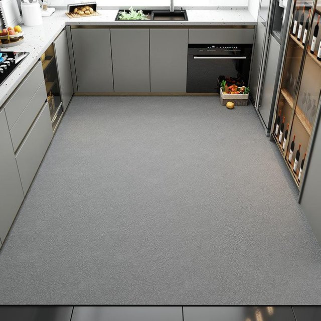 Wasserdichter Teppich von Karpetti in Beige, rutschfeste Bodenmatte für Balkon, Küche oder Wohnzimmer, B/T: 160 x 50 cm - Bild 1