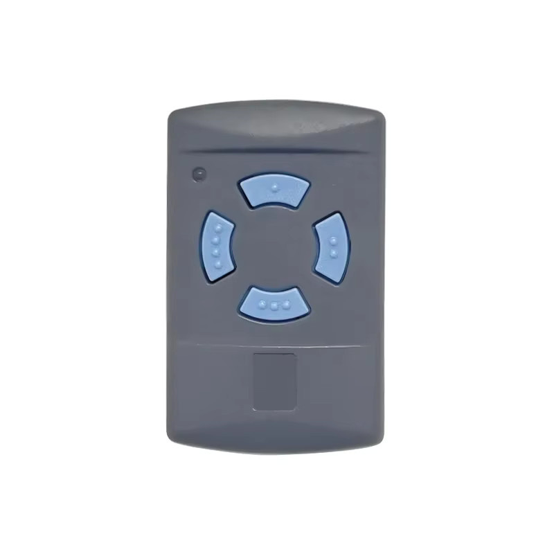 10er Set Garagentor-Fernbedienung HSM2 HSM4 Handsender mit blauer Taste, 868,35 MHz, fester Code, Grau/Blau - Bild 3