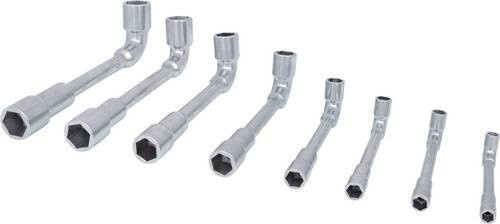 KS Tools ULTIMATEplus Doppel-Steckschlüssel-Satz, gekröpft, 8-teilig, Chrome Vanadium, Silber - Bild 1