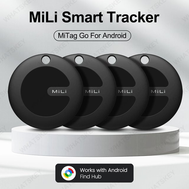 MiLi Mitag Go GPS-Tracker für Google Find My Device Android, Schwarz - Bild 1