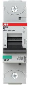ABB S801S-K3 Leitungsschutzschalter 3A 230V grau - Bild 1