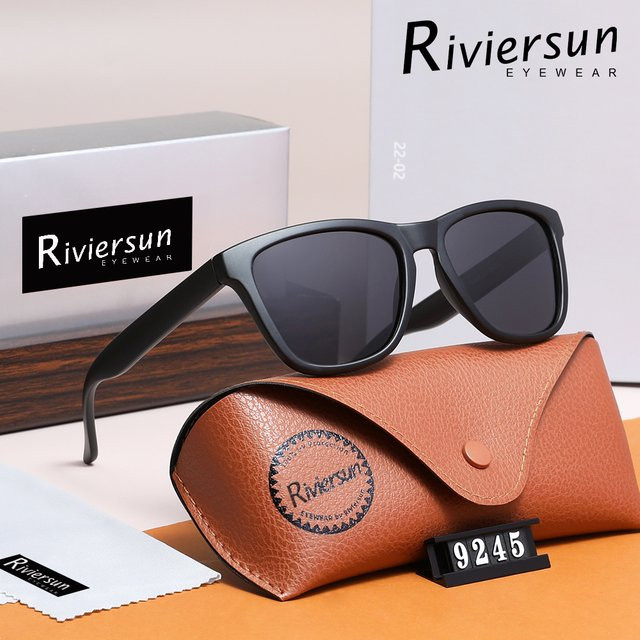 RIVIERSUN Sonnenbrille, Square, Vollrand, Kunststoff, Black, Unisex - Bild 1