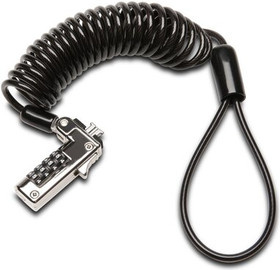 Kensington Slim Portable Sicherheitskabelschloss mit Kombination in Schwarz für Standard-Slot, 1,8 m (K60625WW) - Bild 1