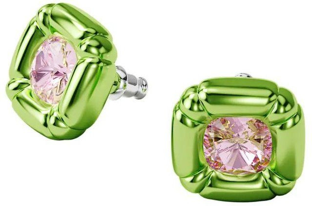 Swarovski Dulcis Kristallohrringe, Grün, Damen - Bild 1