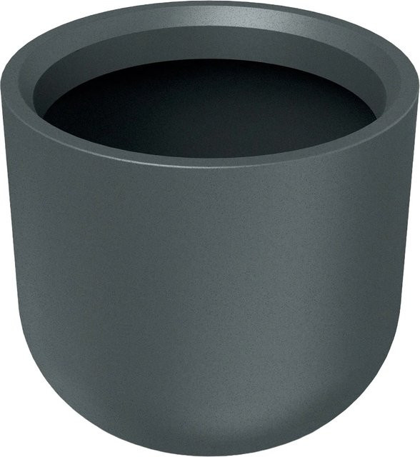 Prosperplast Blumentopf Molta Hoch in Graphit, Höhe: 60 cm, Durchmesser: 55 cm - Bild 1