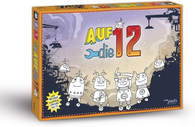 puls entertainment Auf die 12, Roboter, Weltraum, Pappe / Karton, Bunt / Mehrfarbig - Bild 1