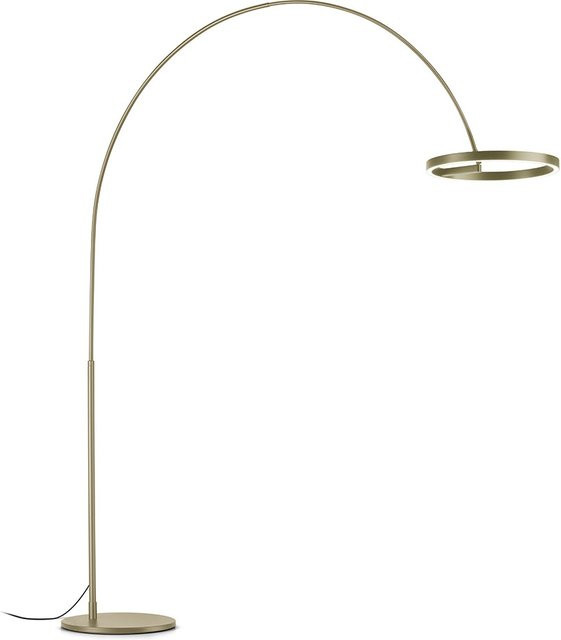 Knapstein Tizia LED-Bogenleuchte in Bronze mit dimmbarer Lichtfarbe und Up-Down-Effekt - Bild 1