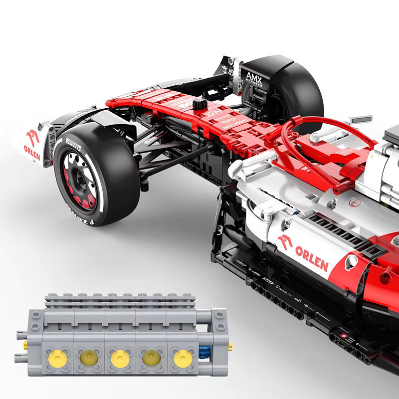 GUCAA Formel Rennen c42, Bausteine Modell, technisches Fahrzeug, Spielzeug - Bild 3