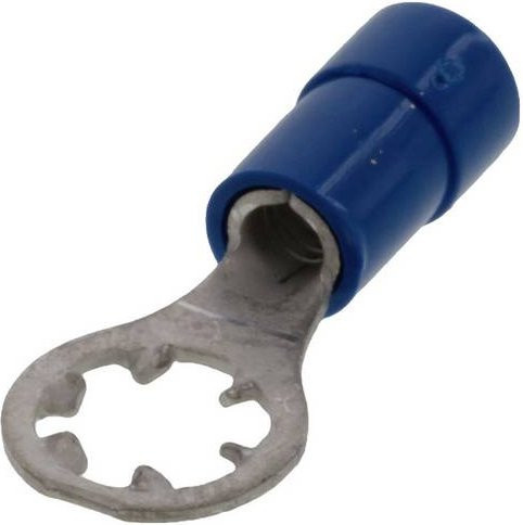 Molex 19075-0024 Ringkabelschuh aus Edelstahl in Blau auf einer Vollrolle - Bild 1