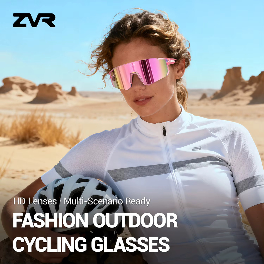 ZVR Mode Sonnenbrille Sport, Vollrand, pink, Unisex, Kunststoff - Bild 3