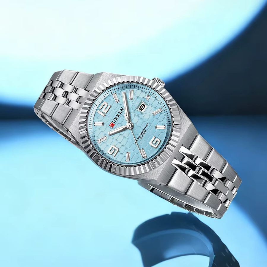 CURREN Armbanduhr Edelstahl, Quarz, Silber, Datum, Damen - Bild 2