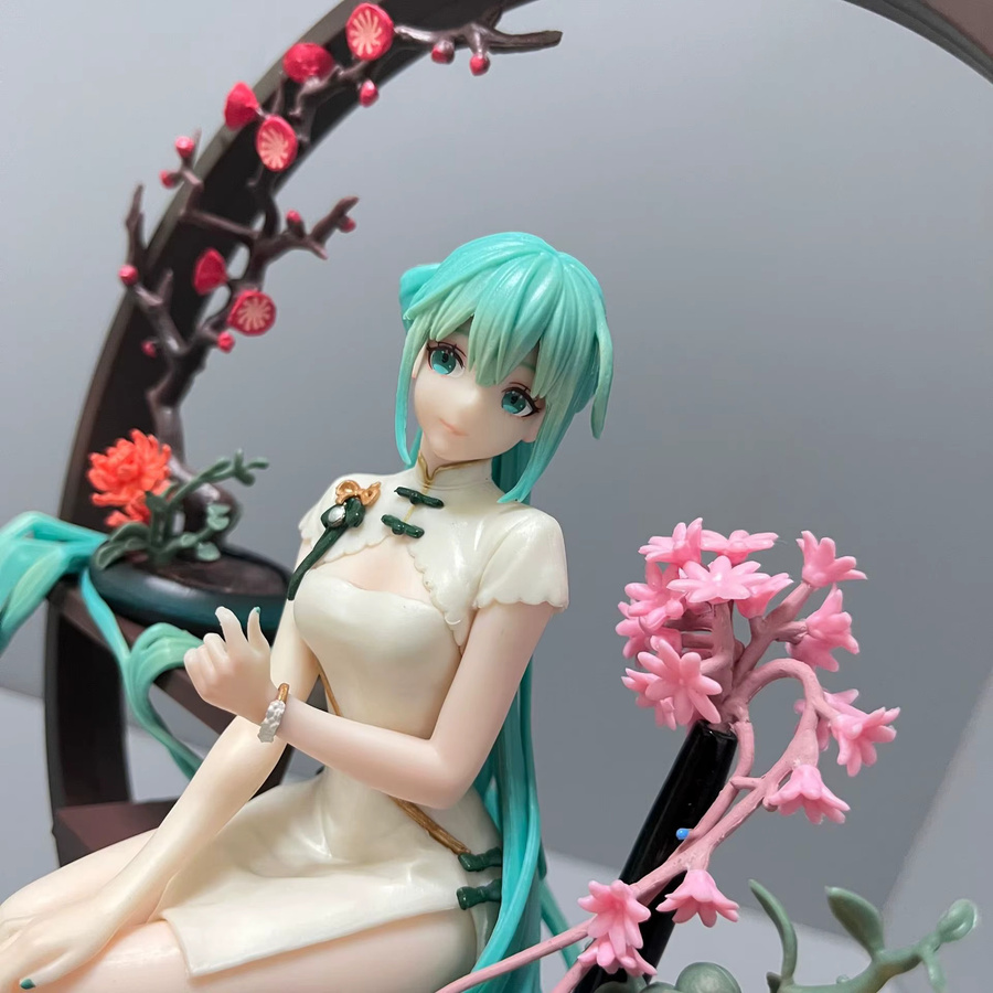 Bandai Miku Anime-Figur, Einzelfigur, 25cm, Grün - Bild 2