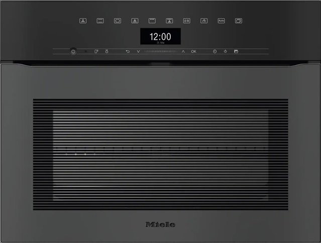 Miele Kompakt-Backofen H 7440 BPX 125 Gala Ed in Obsidianschwarz matt, 49 l, mit pyrolytischer Selbstreinigung und schneller Vorheizfunktion, Breite: 59,5 cm - Bild 1