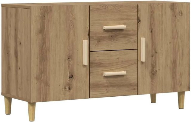 vidaXL Sideboard Artisan-Eiche in Braun aus Holzwerkstoff, B/T/H: 100 x 36 x 60 cm - Bild 1