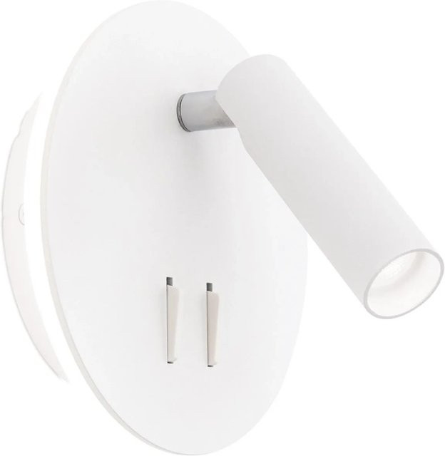Orion Leuchten LED Wandleuchte für das Bett in Weiß, Ø 15 cm, 3000K Warmweiß, 700LM - Bild 1