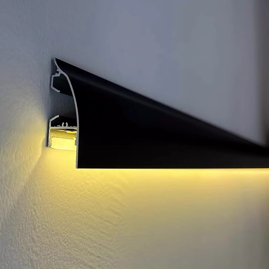 Khelse LED-Aluminiumprofil für Deckenmontage als Up-Down Wall Wash Beleuchtung in Weiß - Bild 2
