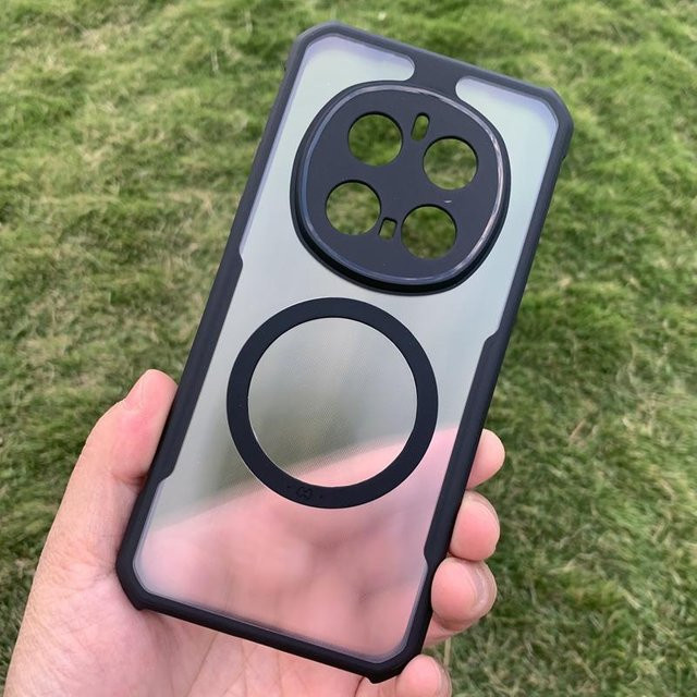 Xundd Stoßfeste Magnetische Hülle mit Laser Muster für Honor Magic 7 Pro in Black - Bild 1