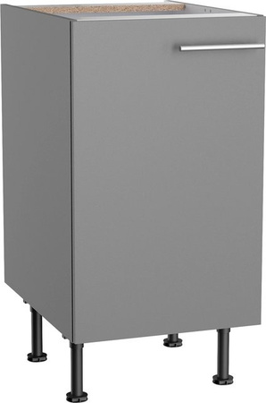 Optifit Küchen-Unterschrank Mats825 in Basaltgrau mit matten Scharniertüren, B/T/H: 45 x 58,4 x 87 cm