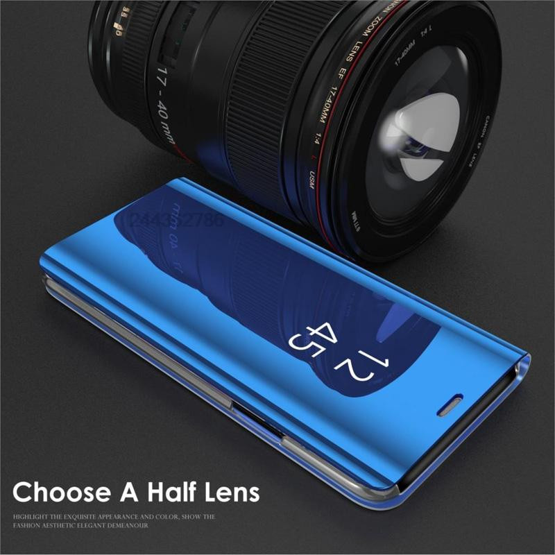 Smart Mirror Flip Case Schutzhülle für Samsung Galaxy S21 S20 S10 S9 S8 Plus S20FE A51 A71 A31 A50 A70 A20 A30 A10 A40 A21s M31 M51 und S10e - Bild 4