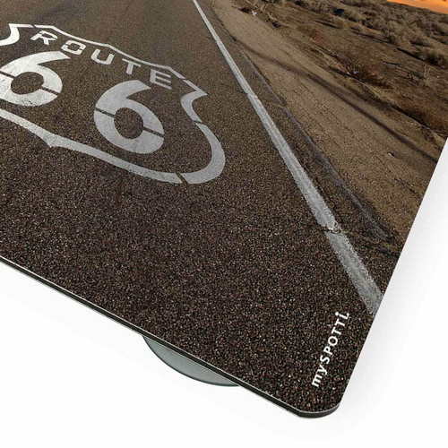 mySPOTTI Mini-Spritzschutz Route 66 aus Aluverbund in Multicolour mit Retro-Grafik Design - Bild 3
