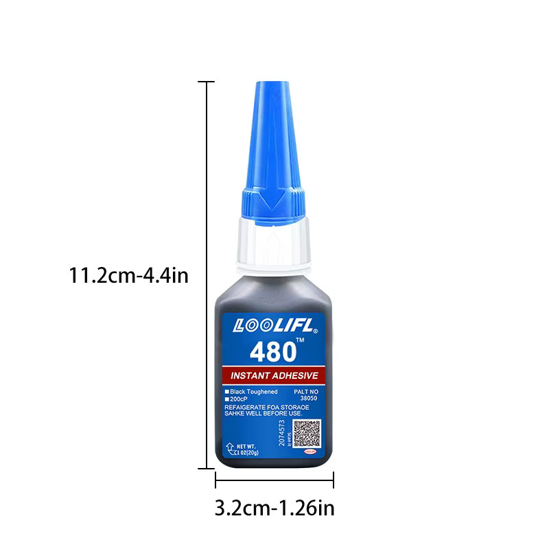 LOOLIFL 480 Professioneller Gummi-Starker Kleber in Schwarz für Kunststoff, Holz, Metall und Schuhreparaturen - Bild 6