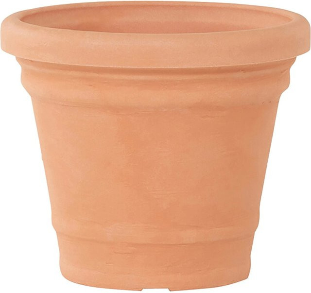Siena Garden Pflanzkübel Amalia aus Kunststoff in Terracotta/Orange, Durchmesser: 45 cm, Höhe: 36 cm - Bild 1