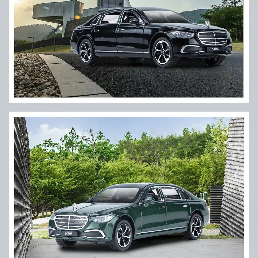 WELLY Mercedes S400L Modellauto, 1:24, Metall, mit Licht und Sound - Bild 2