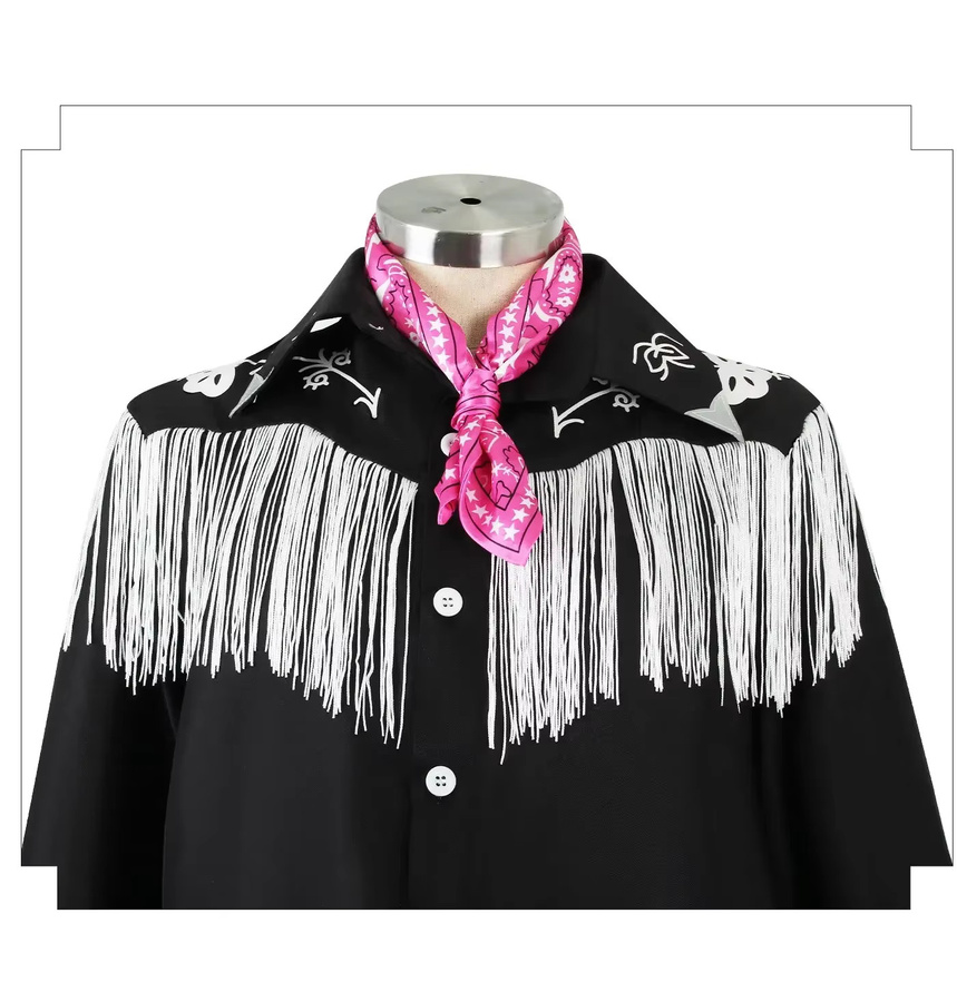 ZOBOTT Barbie Cosplay Kostüm, Herren, Schwarz, Plüsch / Textil - Bild 4