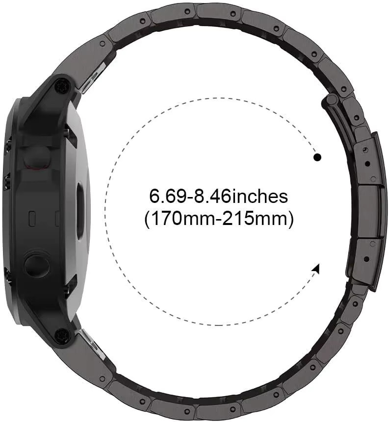 CAOWTAN Uhrenarmband Titan, Silber, Unisex, 22mm, 26mm - Bild 1