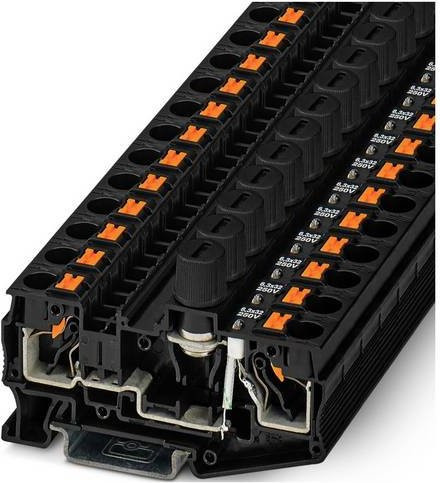 Phoenix Contact 1154825 Sicherungsreihenklemme aus Keramik in Schwarz - Bild 1