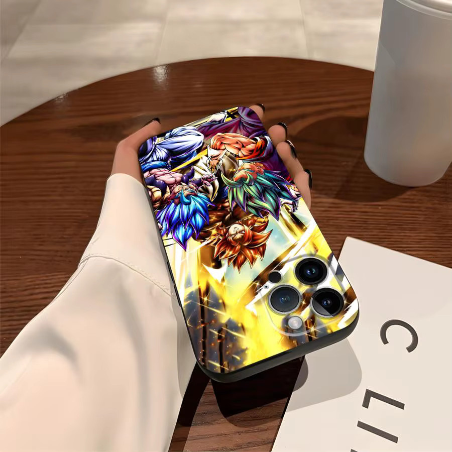 Handyhülle Dragon Ball Vegeta für iPhone Modelle in Schwarz und Multicolour - Bild 3