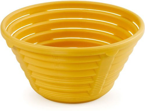 Scaritech Runder Gärkorb aus Kunststoff in Gelb, 5er Pack, 500 ml - Bild 1