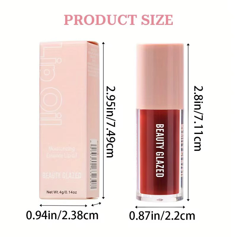 Beauty Glazed Lippenöl, glänzend, Unisex - Bild 4