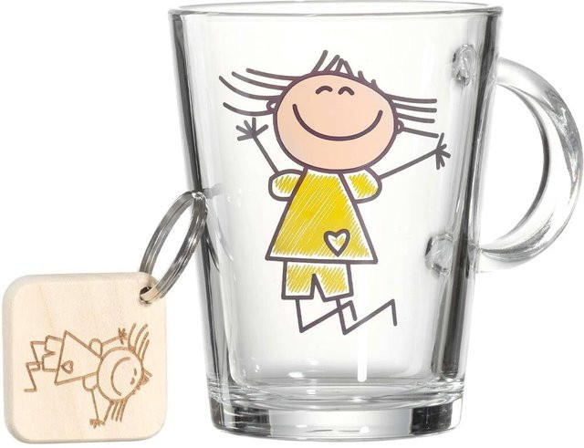 Ritzenhoff & Breker Kinderbecher Best Friends mit Schlüsselanhänger, Mehrfarbig, 290 ml - Bild 1