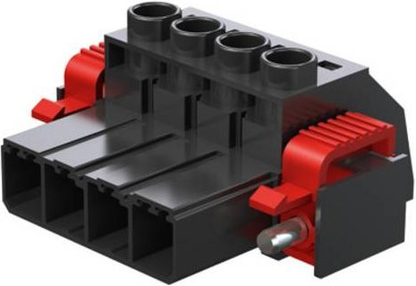 Weidmüller Stiftgehäuse-Platine BU/SU, Polzahl 7, Rastermaß: 7.62 mm, Schwarz, 50 Stück - Bild 1