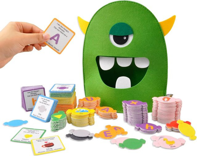 BizyKoady Montessori Buchstaben Erkennung Matching-Spiel, Lernspielzeug, ab 3 Jahren - Bild 1