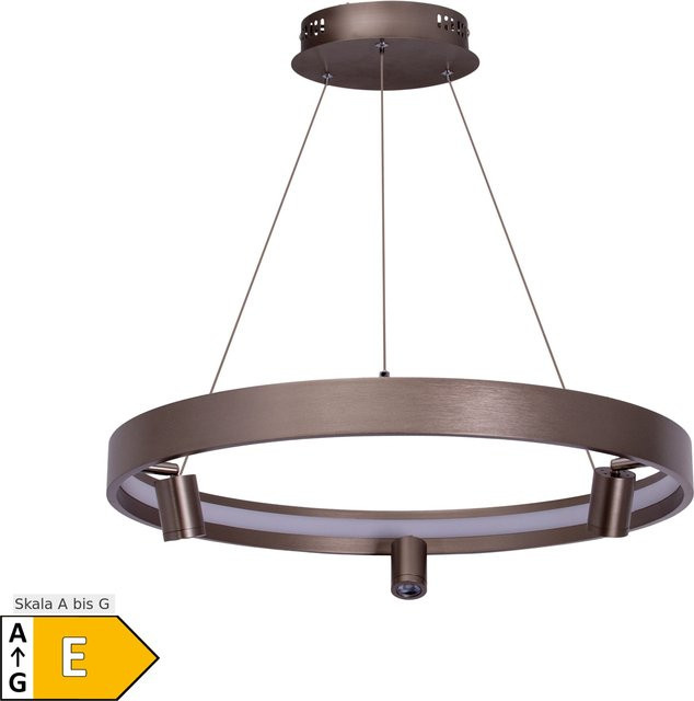 Näve LED Pendelleuchte TRISTAN Ring Modern Metall Durchmesser: 58 cm - Bild 1