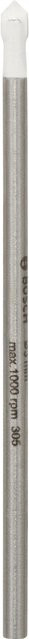 Bosch Fliesenbohrer CYL-9 Ceramic mit Carbide-Spitze in Silber und Weiß, Durchmesser: 3 mm, Länge: 70 mm - Bild 1