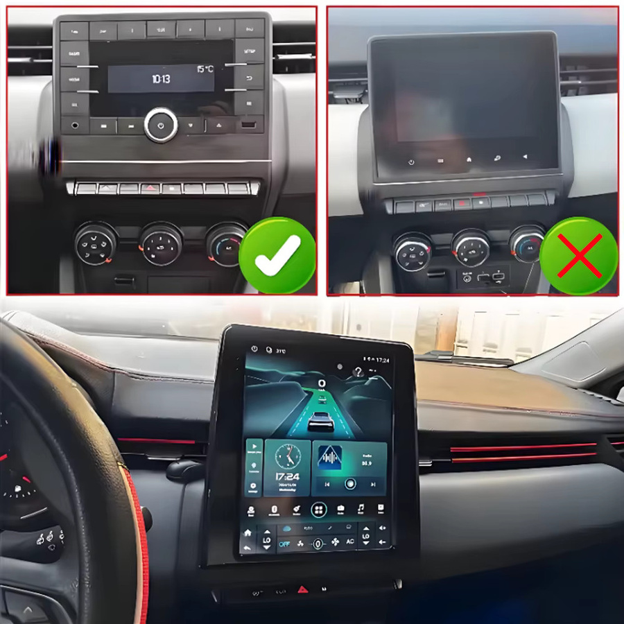 Android 16 Multimedia Autoradio im Tesla-Stil für Renault Clio 5 (ab 2019) mit 9,7 Zoll Display, GPS und 5G Wifi in Schwarz - Bild 4