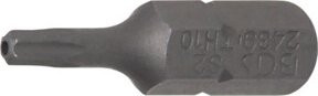 BGS Schraubendreher Bit T10 T-Profil mit Bohrung, Länge: 25 mm, Antrieb: 6,3 mm (1/4"), Farbe: Grau - Bild 1